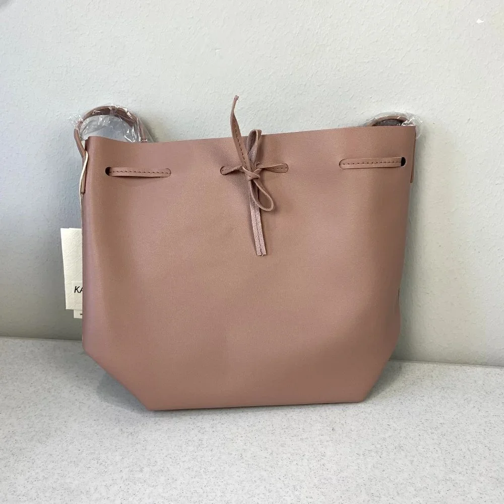 Kayla + Ava Bow Tie Bucket Bag NWT